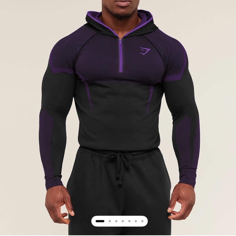 Gymshark Onyx V5 Limited Edition Purple Hoodie